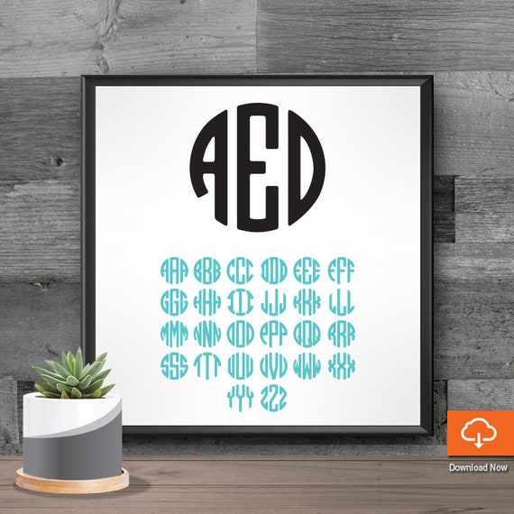 Svg Monogram Bride Logo Vector Wedding Illustration Diy Etsy