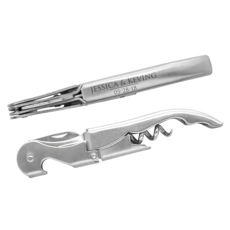 55 Custom Wine Bottle Opener Wedding Favors Personalized Etsy