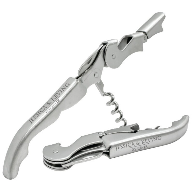 55 Custom Wine Bottle Opener Wedding Favors Personalized Etsy