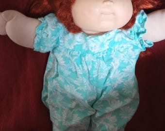 jednoczęściowy długi kombinezon pasujący do lalki Cabbage Patch