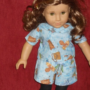 unisex doll outfit for campers or animal lovers fits 18&quot; doll