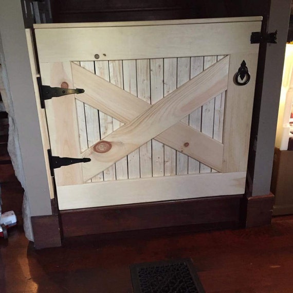 Half Door Gate With Safety Latch Dog Gate Safety Gate Etsy