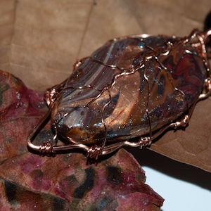 Dragon&#39;s Breath Fluid Art Pendant #9