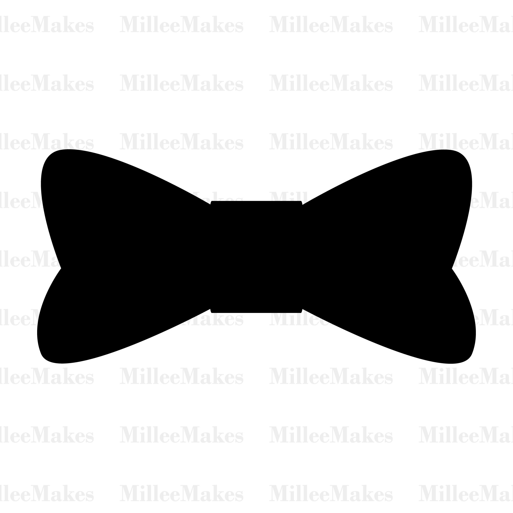 Download Bow Tie Vector Bow Tie Svg Bow Tie Clipart Cricut Machine Etsy