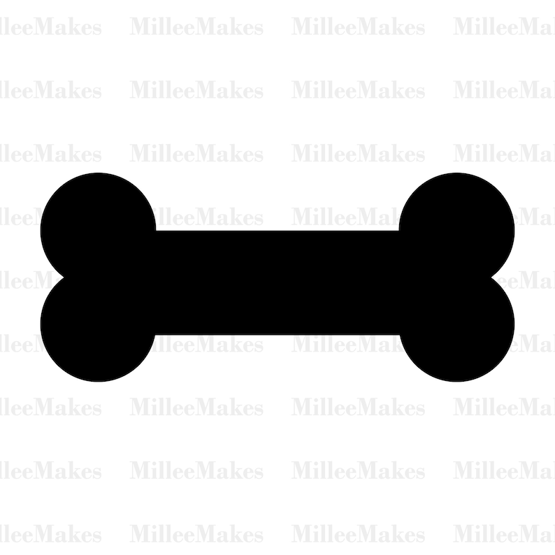 Download Dog Bone Vector Dog Bone SVG Dog Clipart SVG for Cricut | Etsy