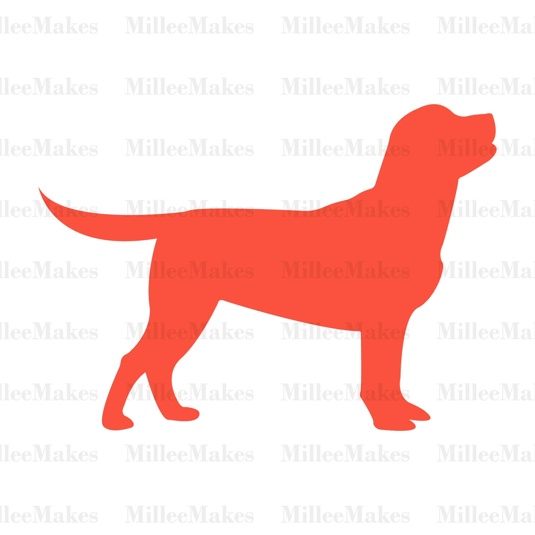Download Dog Silhouette Vector Dog Svg Dog Clipart Cricut Etsy