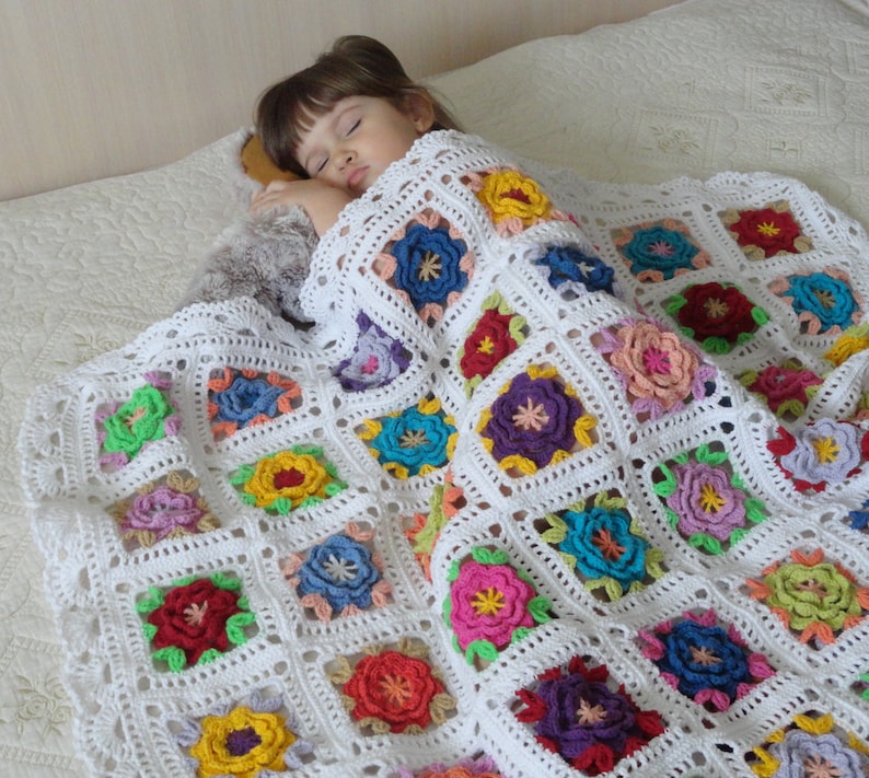 Crochet Baby Blanket Cotton Baby Blanket Gift Baby Blanket Etsy
