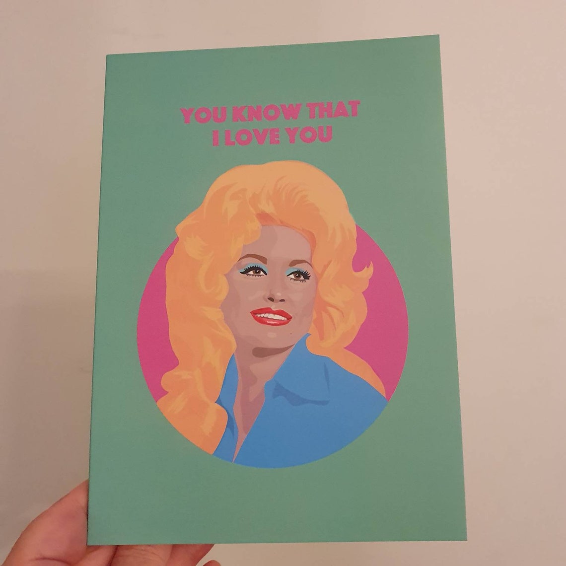 Dolly Parton Card Valentines Card Mother's Day Card Dolly Etsy Ireland
