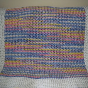 Crochet Pattern Cuddly Baby Blanket image 2