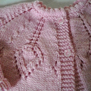 Knit Pattern - Sunray Yoke Baby Sweater