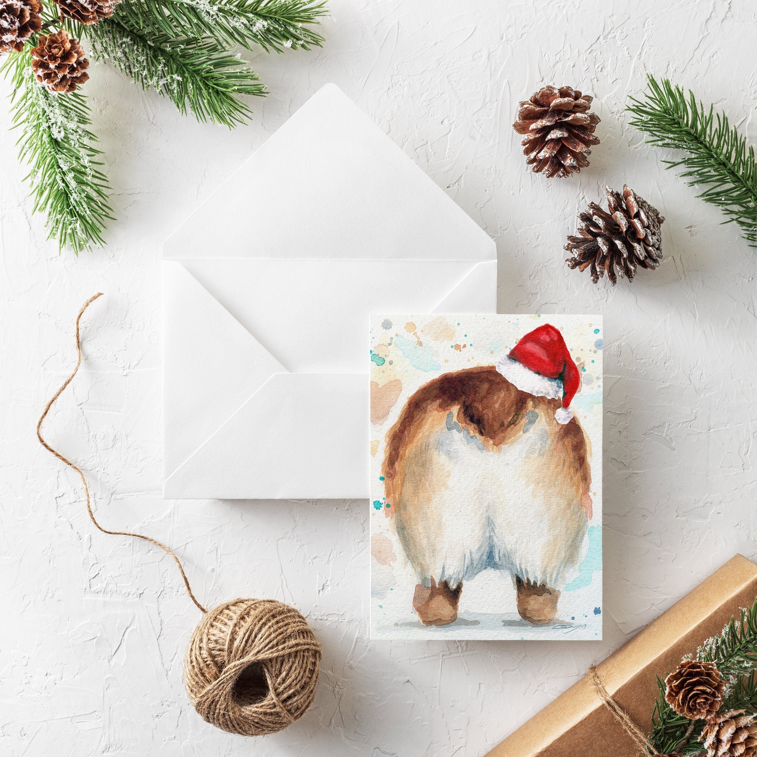 Corgi Christmas Cards 