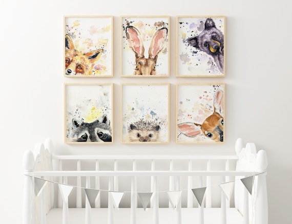 woodland baby room decor