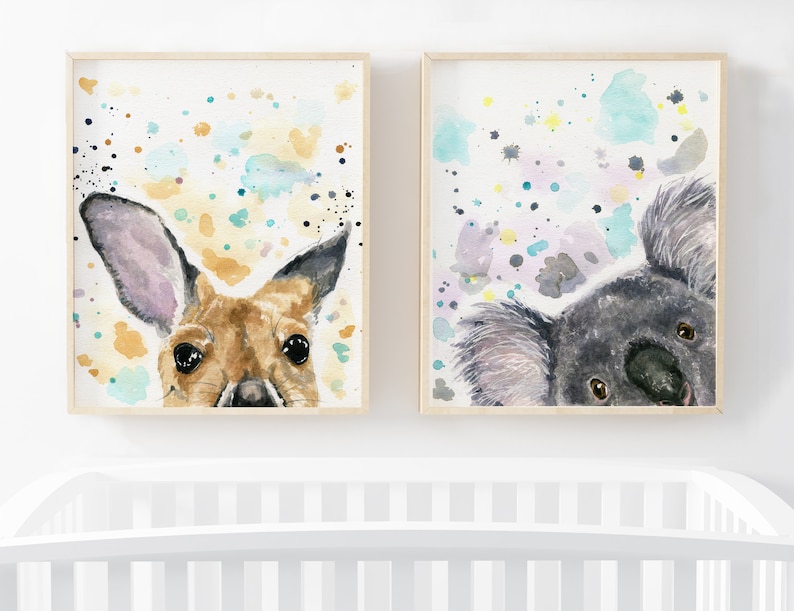 Australian Animal Nursery Decor Nursery Animal Art With Etsy Australia