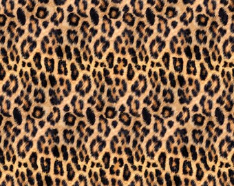 leopard print fabric etsy