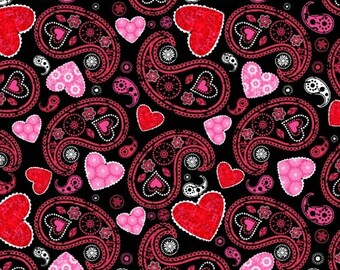 valentines day fabric