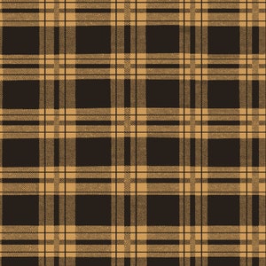May include: A seamless pattern of brown and tan plaid. The pattern is made up of thin and thick lines that create a checkered effect.