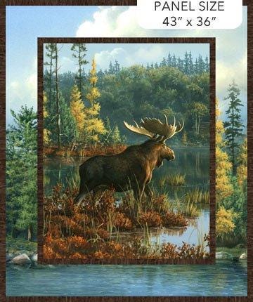Moose Fabric Panel, Moose 36