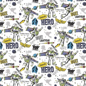 Toy Story Fabric / Disney Toy Story Buzz Lightyear Camelot Toy Story Fabric by the yard / Yardage and  Fat Quarters Available