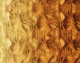 Caramel Brown Ombre Fabric, Wave Horizons by Quilting Treasures Fabric by the yard