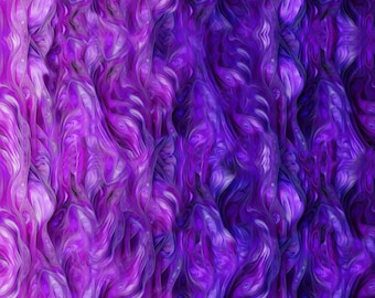 Purple Violet Ombre Fabric, Wave Horizons by Quilting Treasures Fabric by the yard