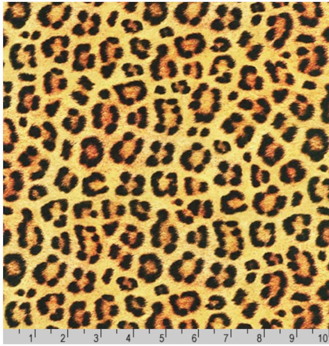 23x44 Remnant Animal Kingdom Jaguar Skin Print Fabric - Etsy
