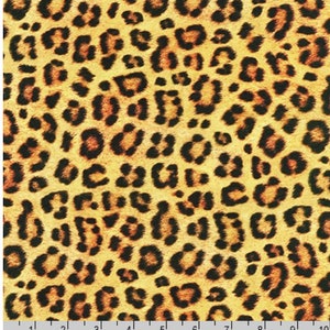 Stoff mit Jaguarfell-Print von Robert Kaufman Fabrics