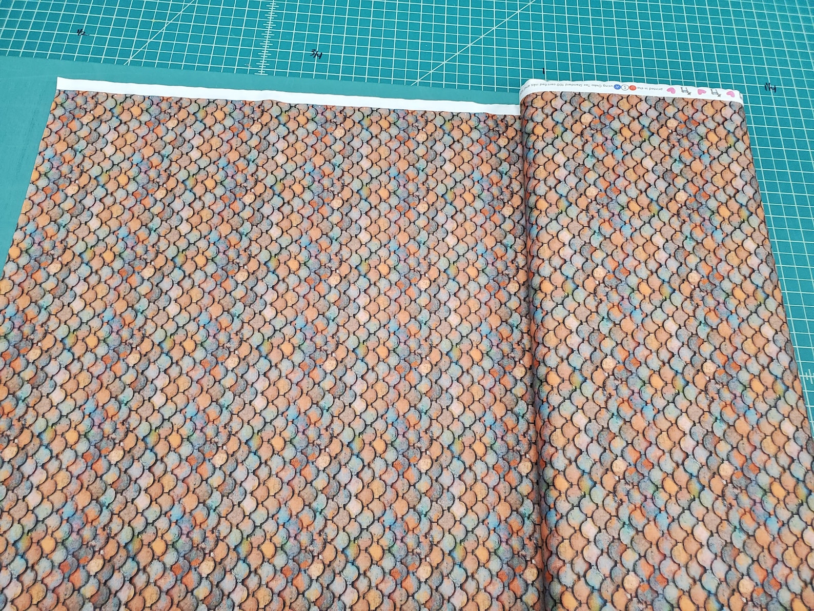 Croatia Roof Fabric by the Yard / Landscape Fabric / Bricks Etsy
