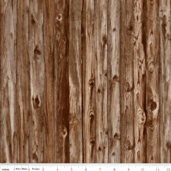 Brown Wood Grain Fabric Landscape Hold Your Image 0