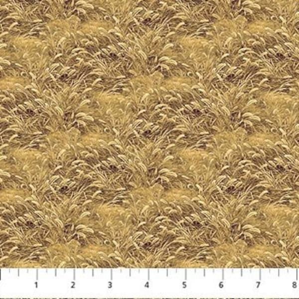 Landscape Fabric / Golden Grass Field Fabric / field, Woods, Autumn, Hunting, Naturescapes  Fabric Yardage & Fat Quarter Fabric