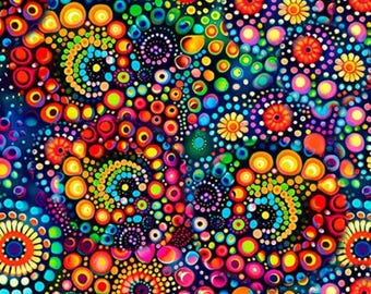 Buy 26369-ZX, Carnivale - Carnivale -floral Geometric (on White