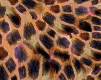 Giraffe Print Yardage / Giraffe Safari Giraffe Skins Fabric by QT Fabrics Wild Fabric / Giraffe Fabric By The Yard, Fat Quarters