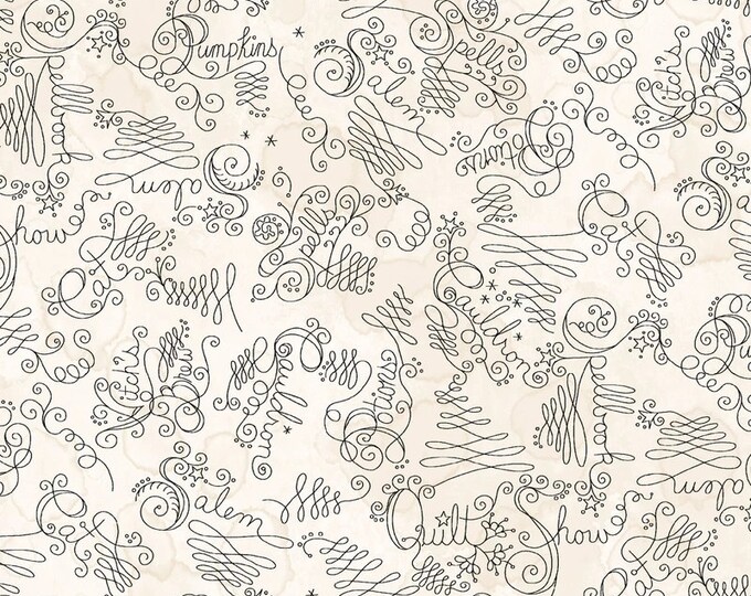 Salem Quilt Show by Meg Hawkey Halloween Fabric / Witch Toil Etsy