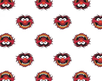 Muppets Fabric / The Muppets Animal Disney Licensed Fabric for Camelot Fabric By The Yard and Fat Quarters Available