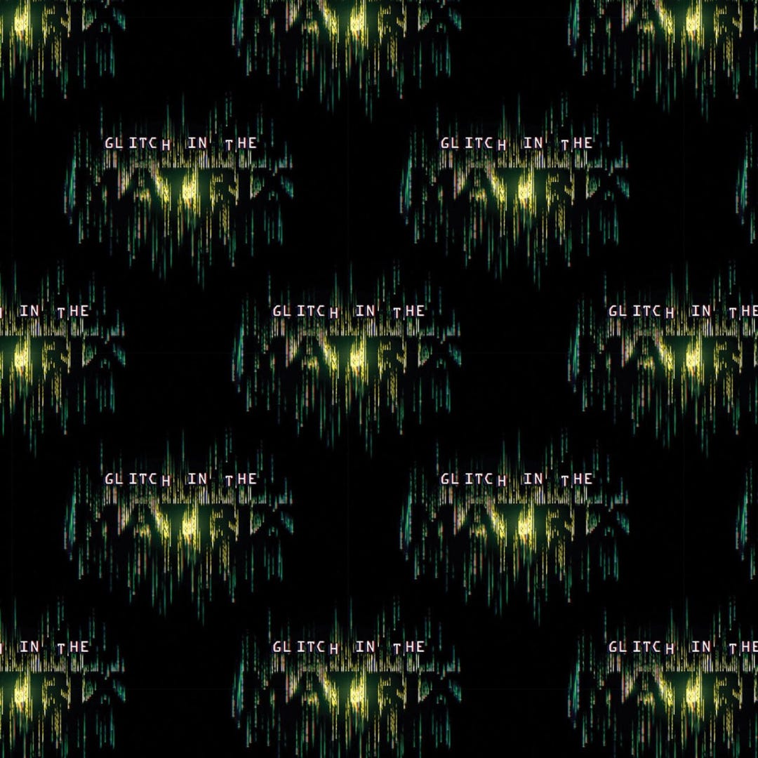 The Matrix Glitch Fabric / the Matrix Licensed Fabric by Camelot ...