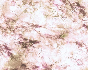 マーブルティーローズブレンダー生地（1ヤードあたり）Hoffman Fabrics Spectrum、Fat Quartersから入手可能