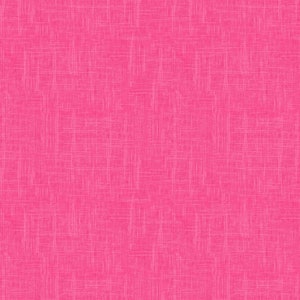 Bubblegum Pink Linen Look Blender Fabric / Twenty Four Seven from Hoffman Fabrics Basic Essentials Fabric Yardage & Fat Quarters Available