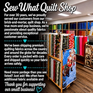 A little about Sew What Quilt Shop