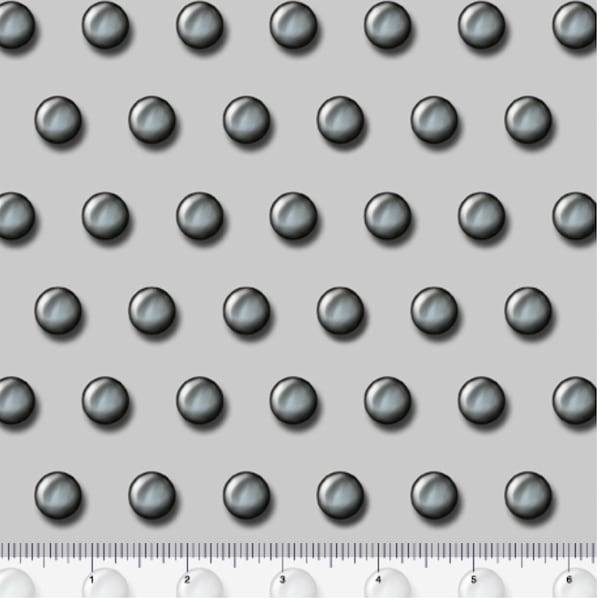 Steampunk Fabric,  Brads on Gray Dots Fabric / Steampunk Express Collection by Desiree’s Designs QT Fabric Yardage & Fat Quarters Available