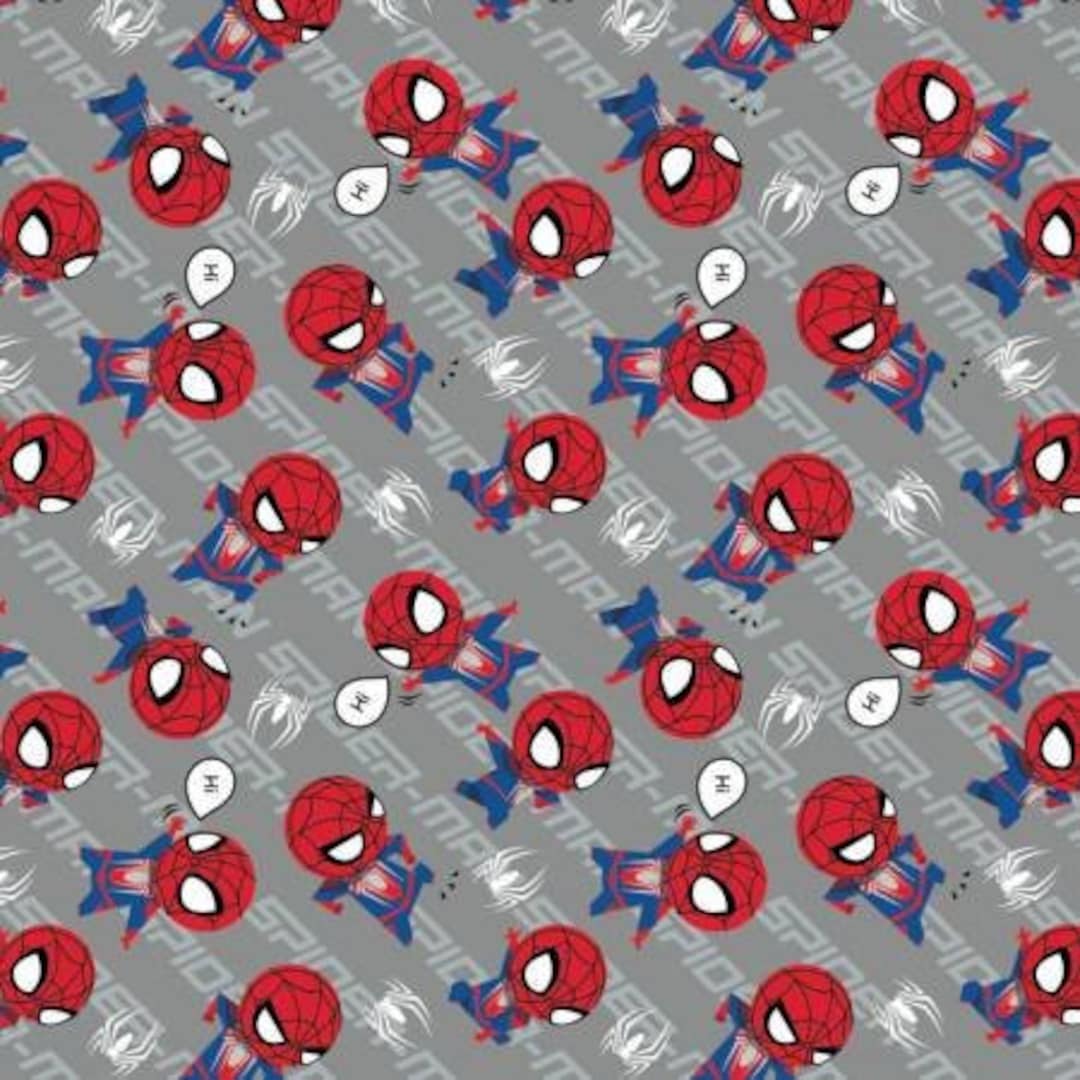 Marvel Spiderman Comic Digital Print Fabric / SC Marvel Collection ...