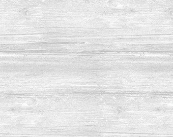 Washed Wood Gray Fabric / LT Gray Landscape Fabric / Contempo Fabrics 7709-11 gray woodgrain Fabric by the yard  & Fat Quarter Fabric