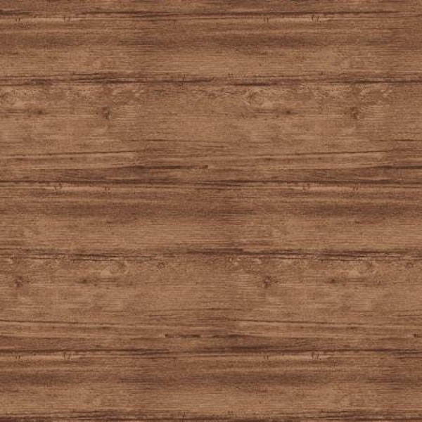 Washed Wood Nutmeg Fabric / Landscape Fabric / Contempo Fabrics woodgrain Fabric by the yard  & Fat Quarter Fabric