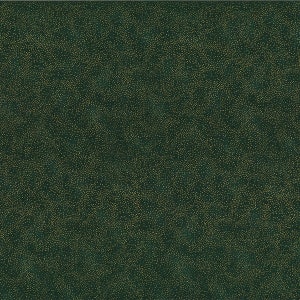 Guldmetalliska miniprickar på huntergrönt tyg Jultyg, Brilliant Blenders-koordinat från Hoffman Yardage & Fat Quarters