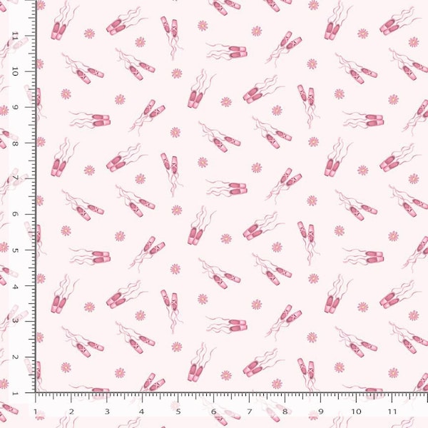 Ballerina Shoes  Pink Fabric / Ballerina Fabric by the yard / Ballet Dancer Prima Ballerina by Timeless Treasures, Yardage, Fat Quarters