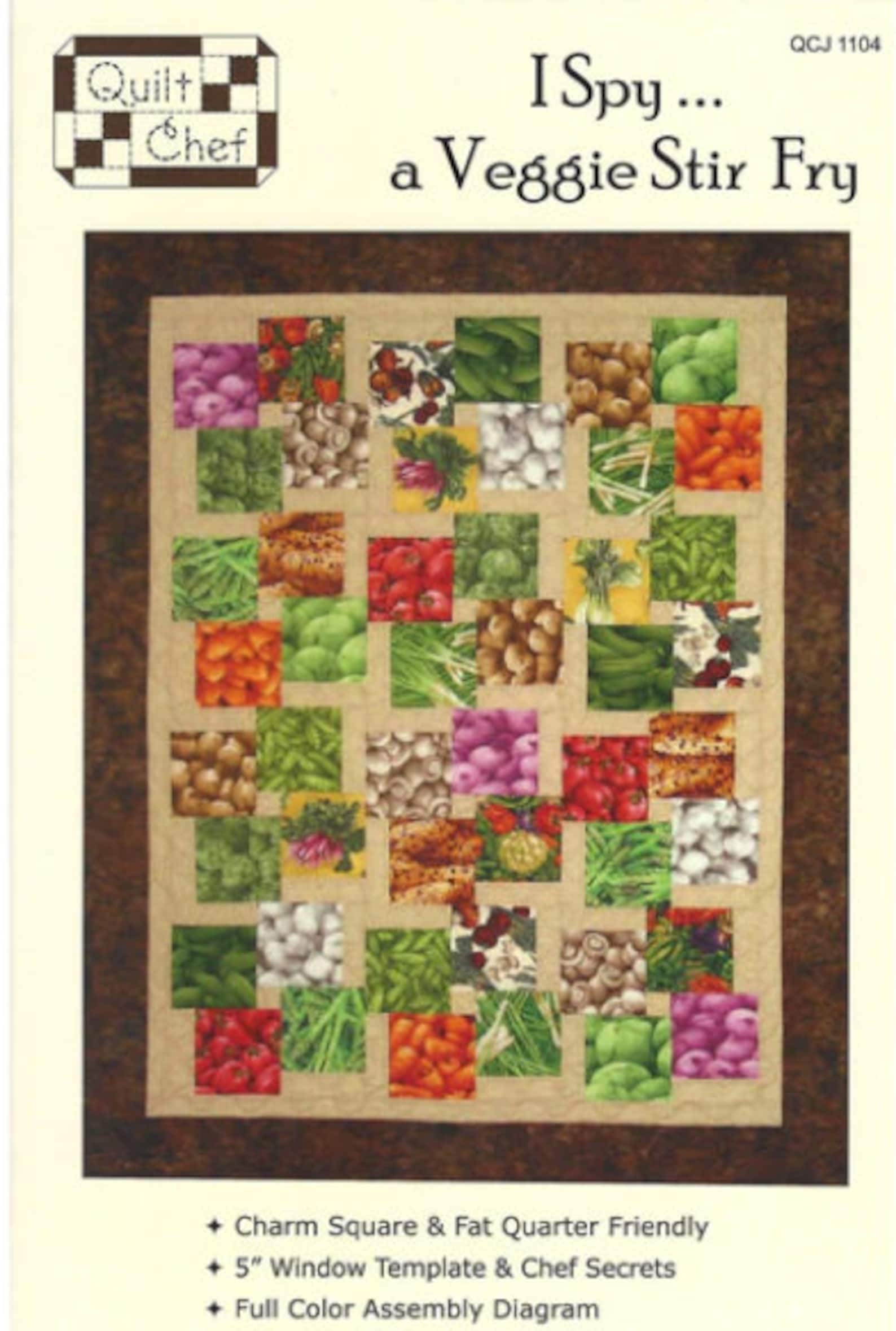 The Quilt Chef I Spy Quilt Pattern A Veggie Stir Fry Pattern Etsy UK The quilt chef i spy quilt pattern a veggie stir fry pattern etsy uk