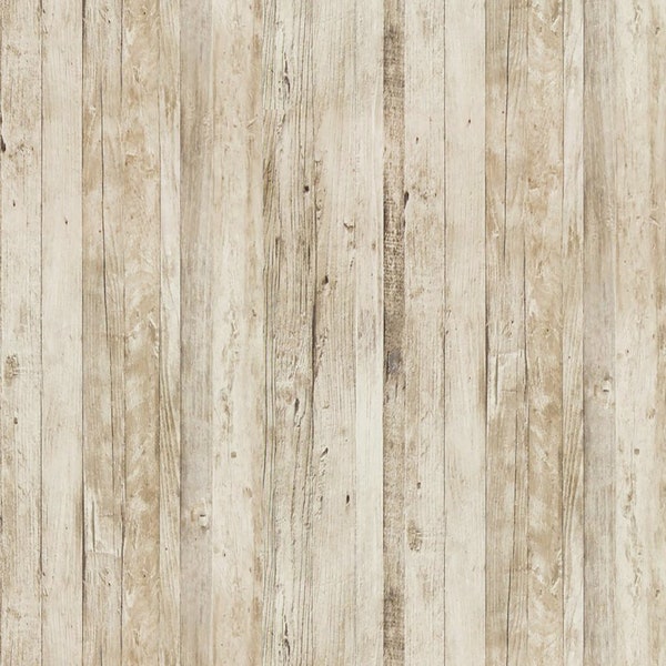 Wood Plank Floor Fabric Back Country Light Khaki Barnwood Fabric by Clothworks, Material Yardage and Fat Quarters available
