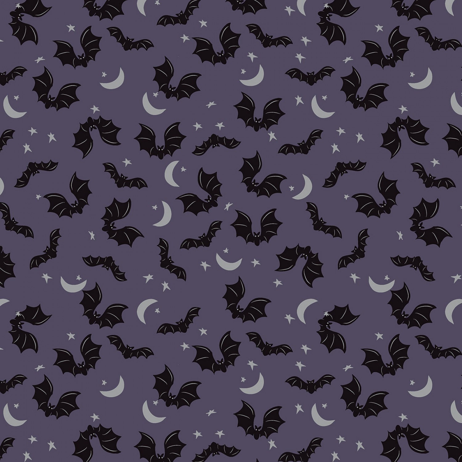 Halloween Fabric Bat Fabric by the Yard / Spooky Hollow Etsy