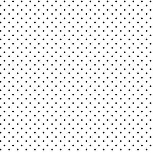 Black Polka Dots on White Fabric, Priscilla&#39;s Polka Dots by Henry Glass in Cotton Tonals Blender ColorWall Support Essential Basics
