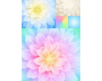 Hoffman Opal Kablooms Fabric Panel / Opal Flower Quilt Panel / Hoffman Dream Big  Exclusively for SewWhatQuiltShop Floral Quilt Panels