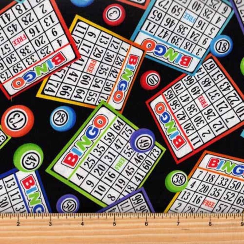 Bingo Fabric by the Yard / Gail by Timeless Treasures C5200 Etsy