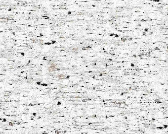 Birch Tree Fabric / Birch Wood Fabric by the yard / Birch Tree Texture Print Fabric by Timeless Treasures Landscape Yardage & Fat Quarters